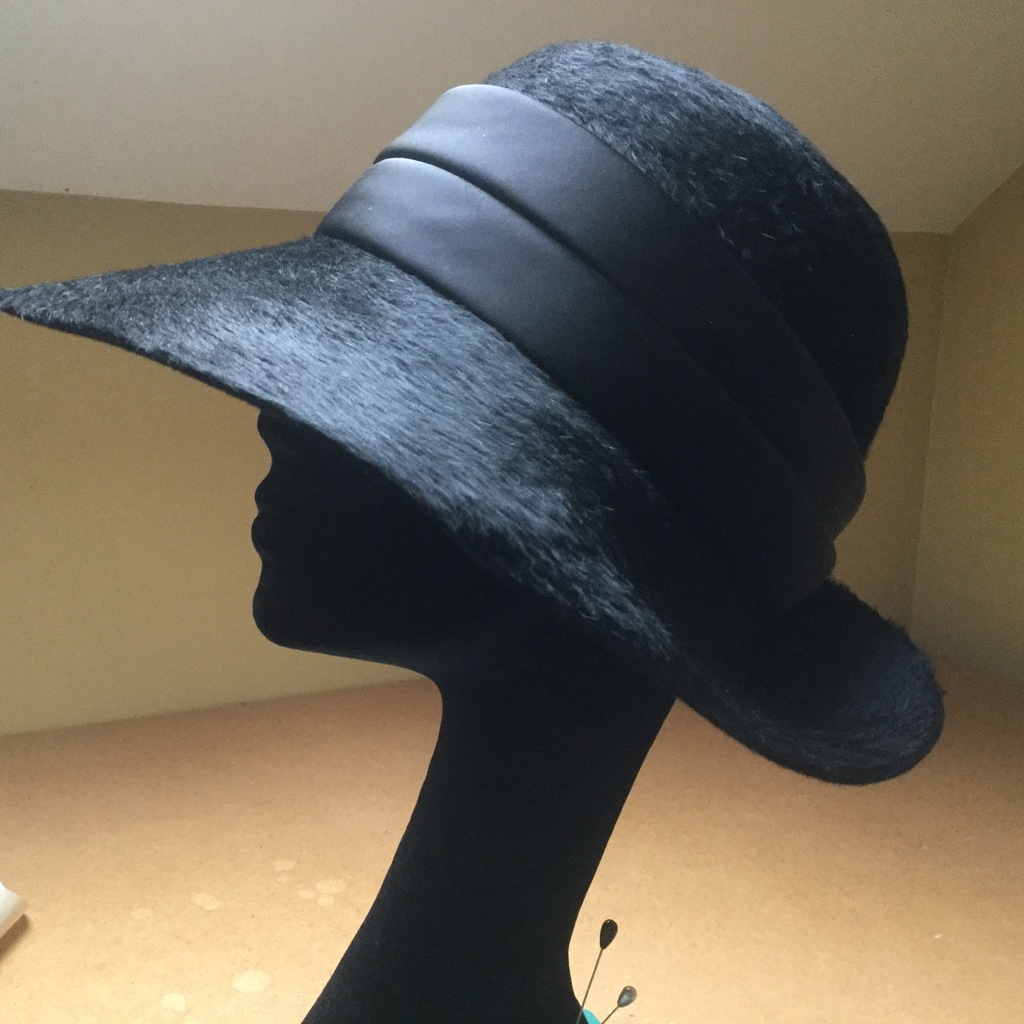 Black Felted Fur